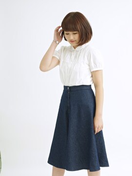 月のヒ 女子アナ風ボブ