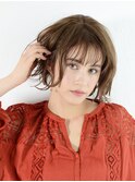 視線独り占め♪セミウェットなこなれ大人ボブ