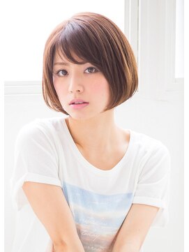 ナオシ トレス 富雄店(nao*c tres) 【奈良/富雄nao*c】ひし形シルエット大人かわいい丸みボブ