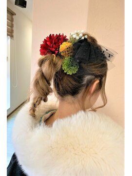 ラスティー(hair collection Rusty) 成人式アップスタイル