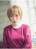 ハイトーンカジュアルショート