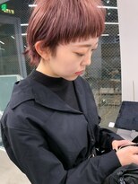 ヌード(nude)&nbsp;【nude仲井】ショートマッシュウルフ/ピンクバイオレット