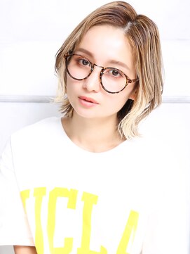 無垢(muku) 大人可愛い２０代３０代４０代小顔　ハイライトカラー E12