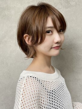 メゾンドイギー(MAISON de IGGY) ＃斜めバング＃シルキーベージュ＃##ふんわりマッシュショート
