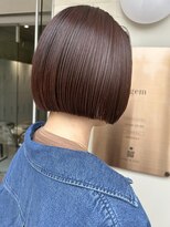 ジェムバイアルテフィーチェ(gem by artefice)&nbsp;レッドブラウン×ミニボブ