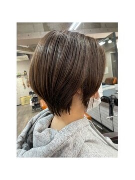 ジュノヘアーアンドアイラッシュ あざみ野(juno hair&eyelash) すっきりショートボブ