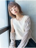 ハッシュカットレイヤーボブワイドバング似合わせカット小顔