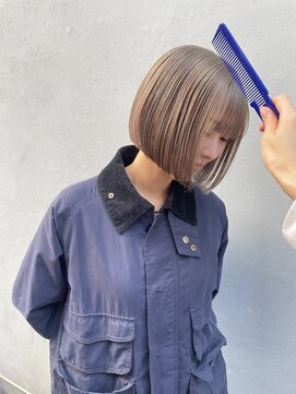 モリオ フロム ロンドン イオンモール 熊本店(morio FROM LONDON) 【morio熊本】ミルクティーベージュ×ボブ