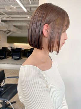 ラヴィズム(LUVISM) ミルクティーベージュダブルカラーブリーチ新潟万代