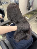 ペレ 栄店(PELE) デザインカラー/レイヤーカット/ウェットヘア/オリーブベージュ