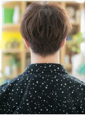 ■マットブラウンショートマッシュパーマ104-2戸頭20代30代40代