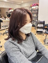 ジュール サウス 新宿南口(Joule South) カシスレッドカラー×ミディアムウェーブ