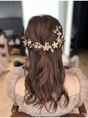 【高木美緒】ハーフアップ/お呼ばれヘア/ヘアセット