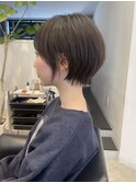 丸みショート 耳かけ 簡単セット 可愛い おしゃれレイヤーカット