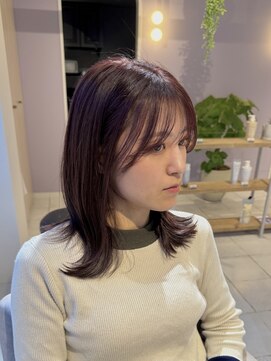 アイノアテネット(AInoa TENET) チェリーレッド/ブリーチなし/暖色カラー