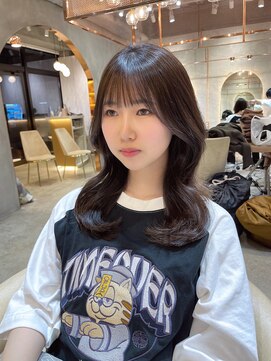 ロンド エスポワール 錦糸町(Lond espoir) ウェーブミディアムメルティカラー×レイヤーカット韓国[錦糸町]