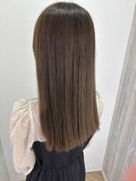 シエル 立川店(CIEL) CIEL小口 ブリーチカラー×ミルクティーベージュ