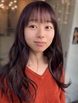 ベレッタ 松井山手店(veretta.)&nbsp;ハイトーンから暗髪パープルに変身/シースルーバング/トレンド