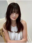 くびれレイヤー/地毛/ダークベージュ/髪質改善/バイカルテ3