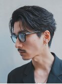 福岡天神メンズフェザーパーマフェザーショートスパイラルパーマ