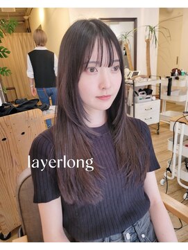 アバント(avant) やわらかレイヤーロング＊透けバング