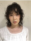 ウルフ×エッジパーマ【acala吉祥寺/アカラ/縮毛矯正/髪質改善】