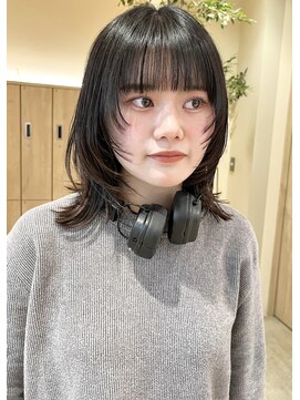 トリッカ 銀座(tricca) ウルフレイヤー/ウルフカット/顔まわりレイヤー/似合わせカット