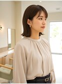 大人上品なナチュラルボブ【若江岩田】