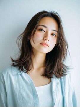 ニスル センター南店(NISURU) 黒髪/クラゲヘアー/オリーブグレー/小顔/ココアベージュ