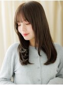 バタフライカットシャギー顔周りレイヤーロングY上尾30代40代