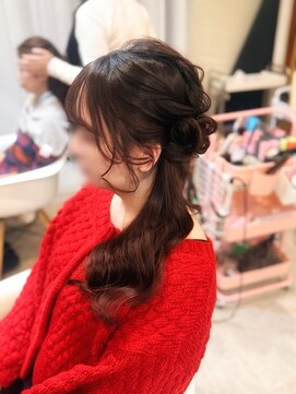 ねじりサイドアップ外巻き