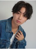 波巻きパーマ メンズヘア