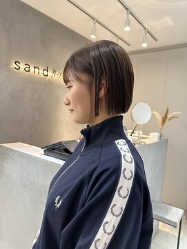 サンド 池袋 2nd(sand) ミニボブ/ぱつっとボブ/縮毛矯正