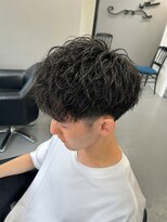 ジェニーバイメノン(JENNIE by Menon) 波巻きパーマ 簡単スタイリング シースルーマッシュ