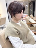 ツヤ感ショートボブ
