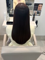 レイネ 人形町(Rayne')&nbsp;ダークパープル/ナチュラルショート/夏のヘアアレンジ/人形町