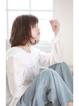 コークス 原宿 表参道(COKETH) モテ髪度No1ふんわりボブ　（原宿　縮毛矯正　ストカール）