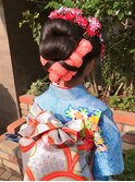 七五三！七歳の日本髪