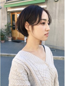 カフネ(CAFUNE) マロンカラー ショートボブ