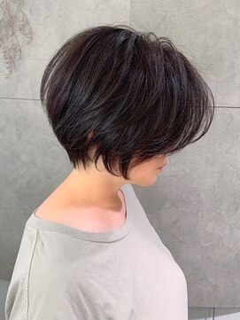 アヴァロン(AVALON) 【mag ginza】立体感くびれショートボブ×ハイライトカラー