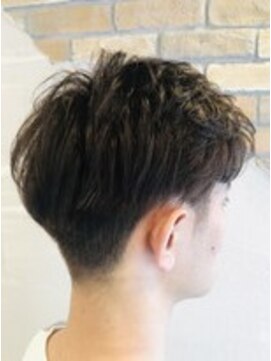 ヘアースパパズ(hairspaPAZ) サイドグラデーションかき上げヘア ￥8900 祐天寺/トリートメント