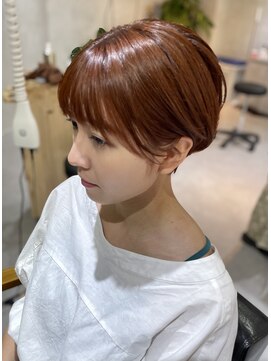アクト 仙台店(ACT) マッシュショート×オレンジカラー