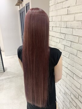 フェリア 松山(Feria) 【Feria松山】長いのに綺麗に染まりました♪