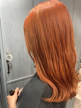 シュシュバイジャガラ 千葉駅北口店(chou chou byJAGARA) オレンジカラー【chouchou千葉・千葉駅】