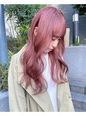 ピンクパール_フェミニンロング_なみなみウェーブ_フェミニティ1