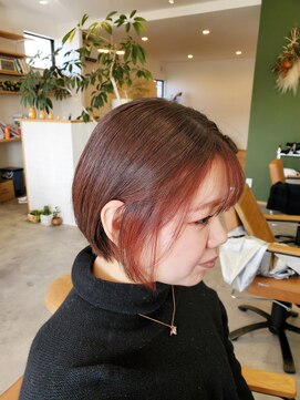 ヨハク(yohak) ピンク×フェイスフレーミング