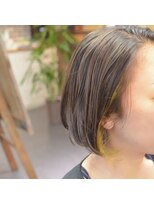 ポタム 東中野(potamu)&nbsp;インナーカラー　バナナイエロー