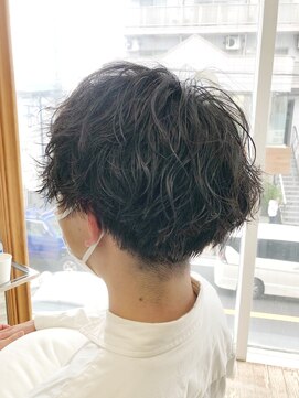 ヘッズ 本八幡店(HEADS) MEN'S HAIR  センターパート　ツイストスパイラル　韓国マッシュ