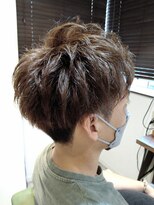 ネウィサリュー 立川(newi saLyu)&nbsp;爽やかツーブロック刈り上げ束感アップバング