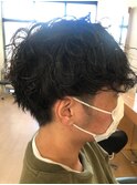 マッシュパーマ